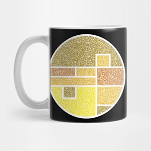 World Of Color Yellow Circle Design Mug